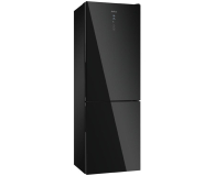 Lodówka Amica FK3356.4GBDFZAA No Frost 185,5cm Czarne Szkło Komora Zero 317L - 574644 - zdjęcie 1